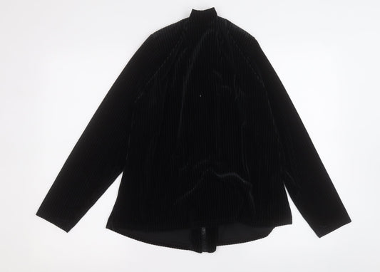 Stephen Womens Black Jacket Size M Zip