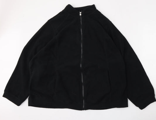 JD Williams Mens Black Jacket Size XL Zip