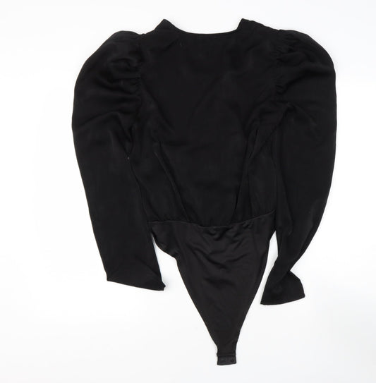 Tobi Womens Black Polyester Bodysuit Outfit/Set Size L