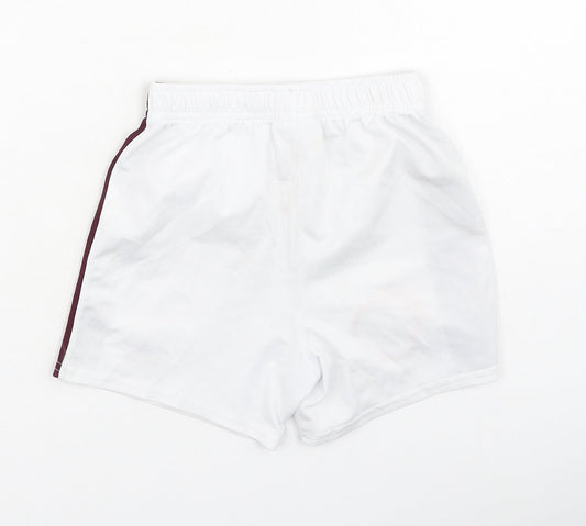 Umbro Boys Ivory Polyester Sweat Shorts Size 4-5 Years Regular