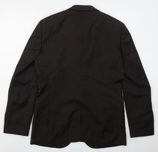 Esprit Mens Brown Viscose Jacket Suit Jacket Size 42
