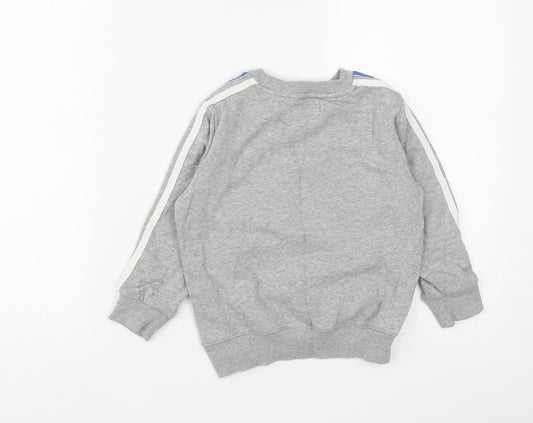 NEXT Boys Grey Cotton Pullover Sweatshirt Size 4-5 Years