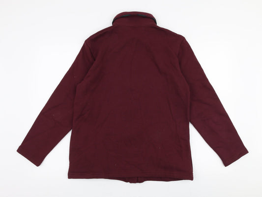 Country Collection Womens Red Jacket Coat Size S Button