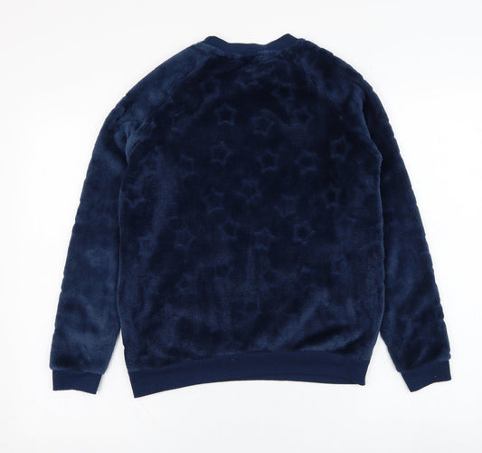 Primark Womens Blue Polyester Pullover Sweatshirt Size 6 Pullover - Loungewear