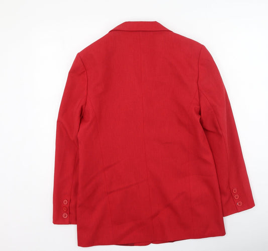 canda Womens Red Jacket Size 12