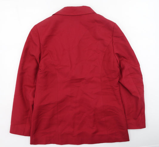 niconico Womens Red Jacket Size 12
