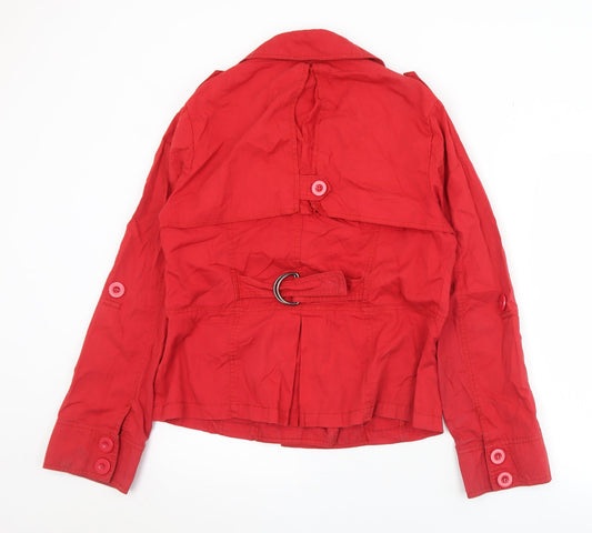 MK Womens Red Jacket Size 16 Button