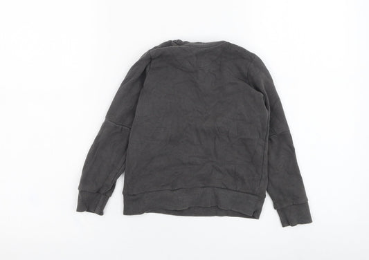 Nutmeg Boys Grey Cotton Pullover Sweatshirt Size 3-4 Years Pullover