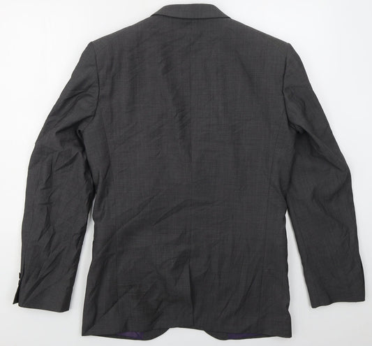 NEXT Mens Grey Wool Jacket Suit Jacket Size 38