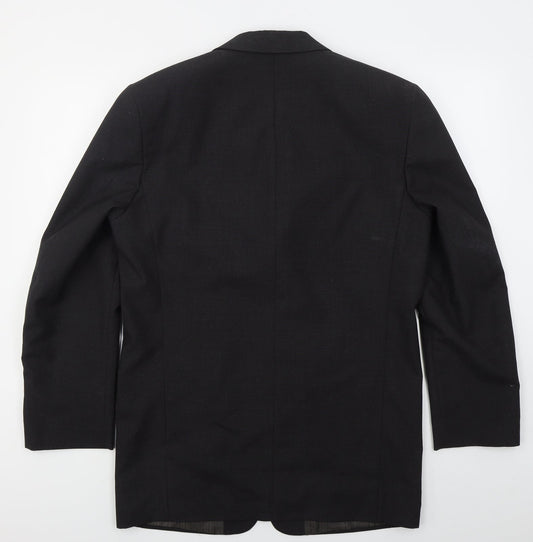 RI Clothing Company Mens Grey Polyester Jacket Suit Jacket Size 40