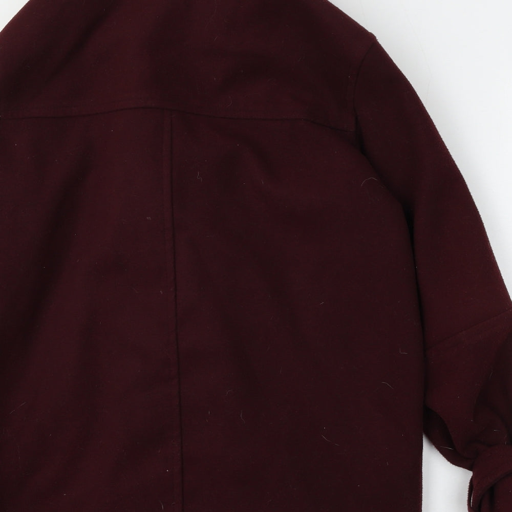 Monki Womens Red Jacket Size XS Zip