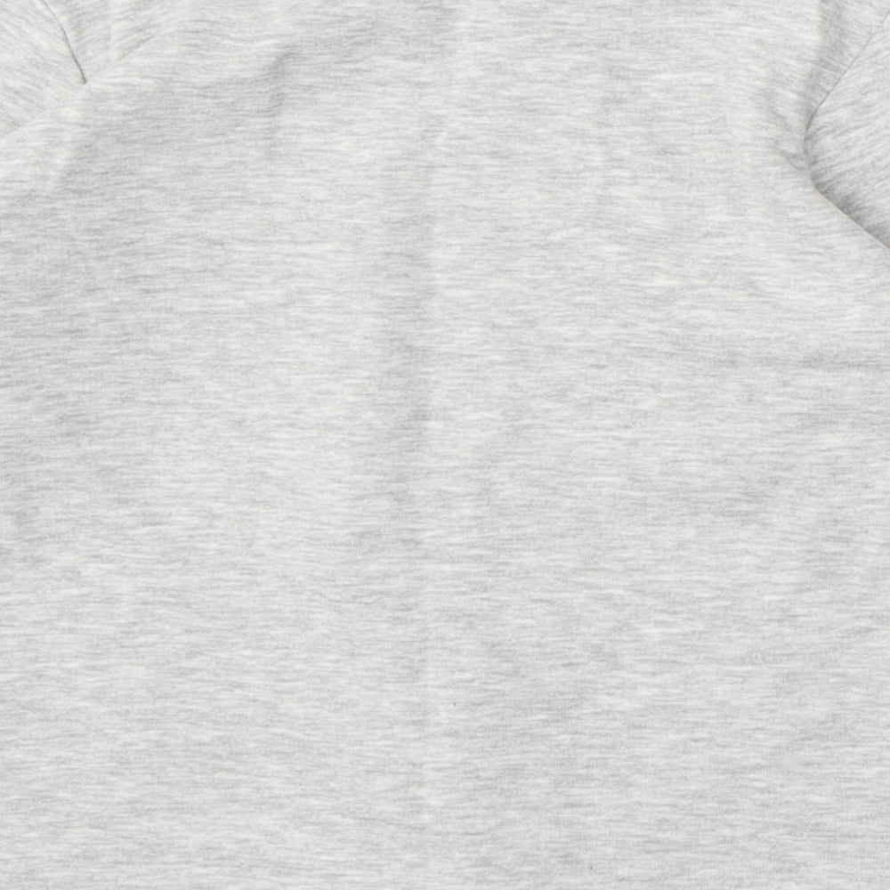 Nutmeg Girls Grey Cotton Pullover Sweatshirt Size 6-7 Years