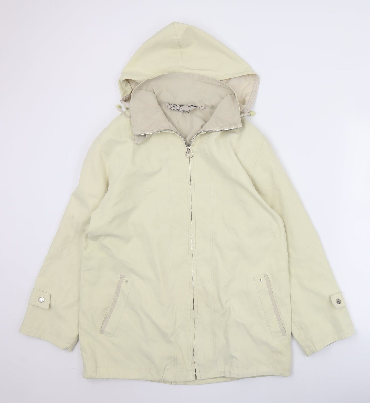 Mountain Pass Womens Ivory Overcoat Coat Size 12 Zip