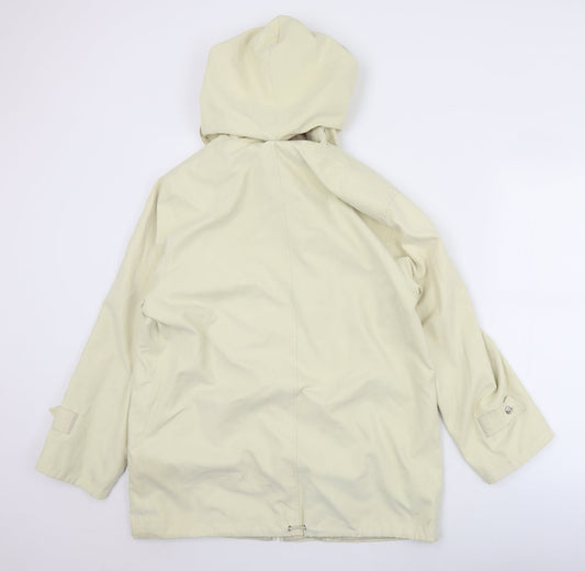 Mountain Pass Womens Ivory   Overcoat Coat Size 12  Zip