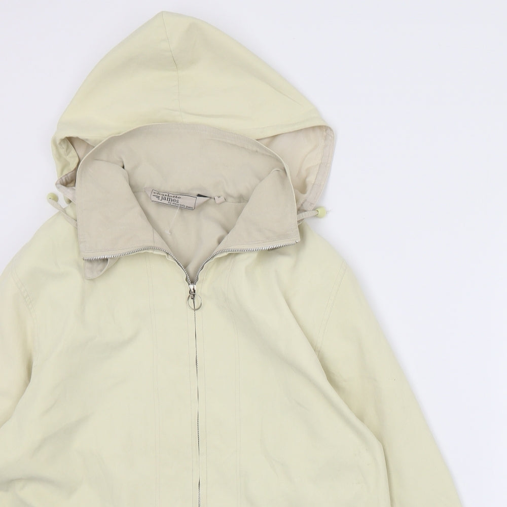 Mountain Pass Womens Ivory Overcoat Coat Size 12 Zip