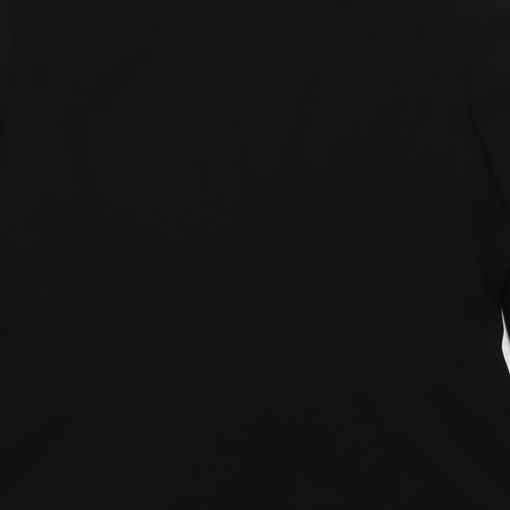 Armaranto Womens Black  Polyester Jacket Blazer Size 14