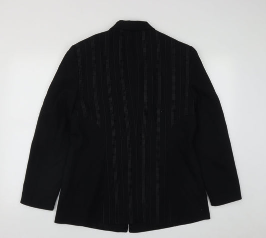 Gerry Weber Womens Black Jacket Size 14 Button