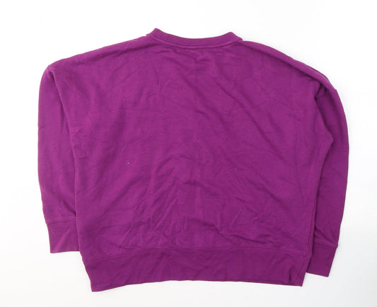 Gap Womens Purple Cotton Pullover Sweatshirt Size M Pullover