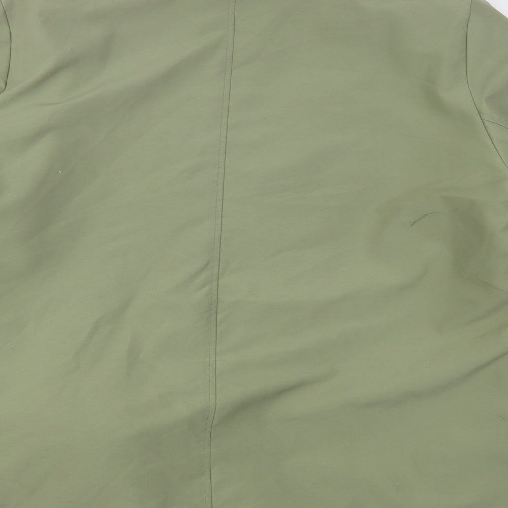 Bonmarché Womens Green Overcoat Coat Size M