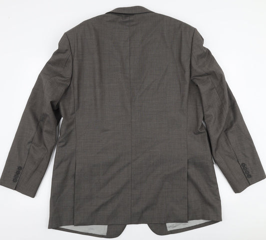 Marks and Spencer Mens Grey Viscose Jacket Suit Jacket Size M