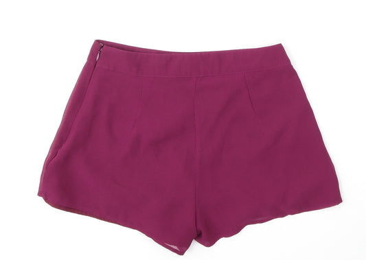 Republic Womens Purple Polyester Bermuda Shorts Size XS L3 in Regular