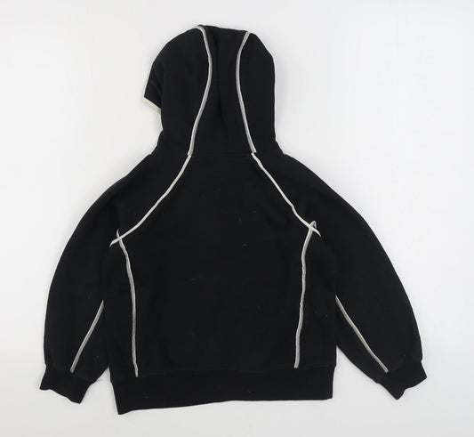 Protonic Boys Black Cotton Pullover Hoodie Size 7-8 Years Pullover