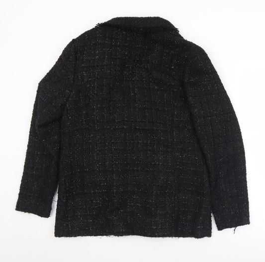 F&F Womens Black Jacket Size 14 Button
