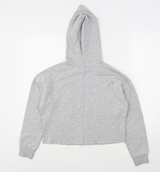 New Look Girls Grey Polyester Pullover Hoodie Size 12-13 Years - Friends