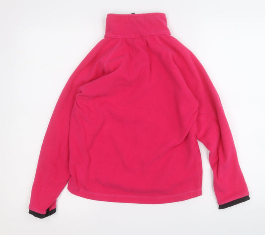 The Edge Girls Pink Jacket Size 11-12 Years Zip