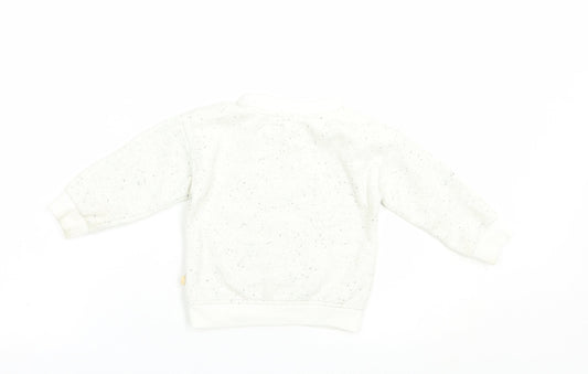Primark Baby Ivory Cotton Pullover Jumper Size 12-18 Months Pullover - Mu Crew