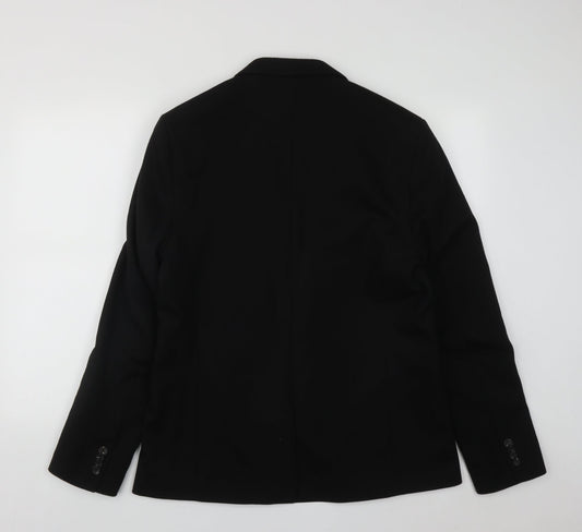 Daily Outfit Womens Black Jacket Size M Button