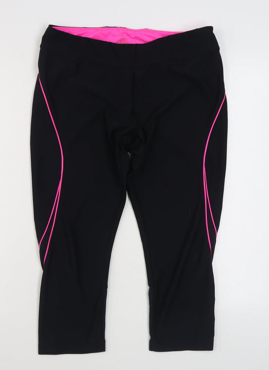 Walmart Womens Black Polyester Jogger Leggings Size L L26 in