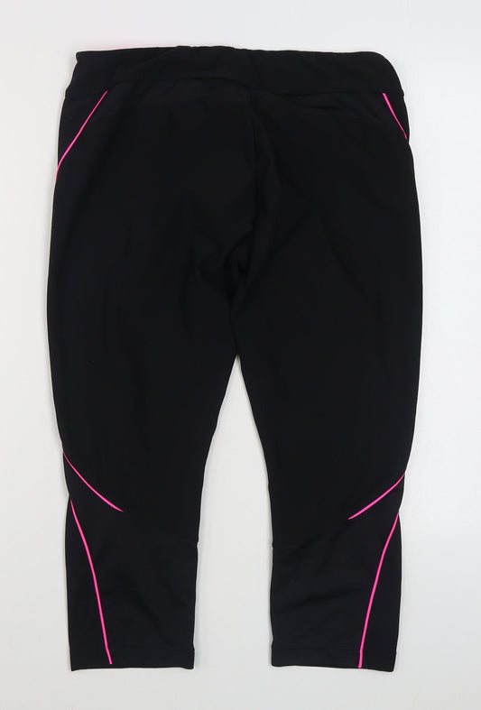 Walmart Womens Black Polyester Jogger Leggings Size L L26 in