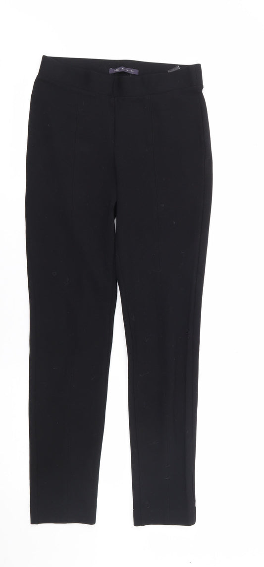 Marks and Spencer Womens Black Viscose Capri Leggings Size 8 L26 in