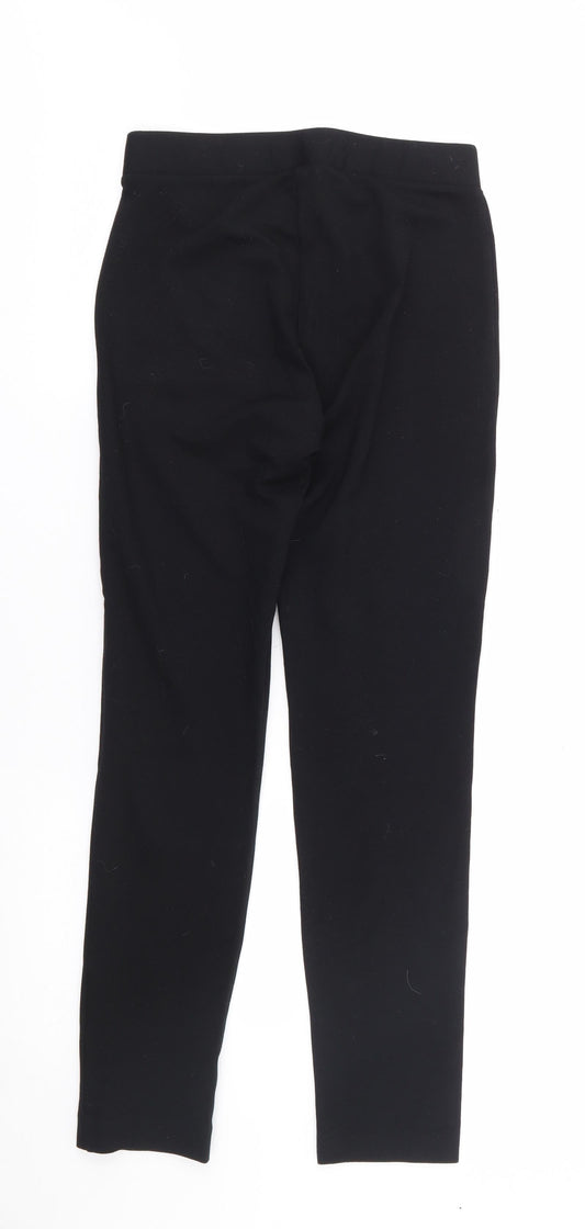 Marks and Spencer Womens Black Viscose Capri Leggings Size 8 L26 in