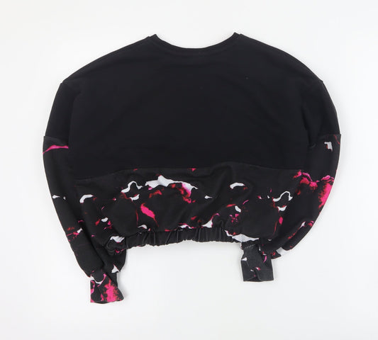 Hollyfield Girls Black Polyester Pullover Sweatshirt Size S Pullover - 8-10 years