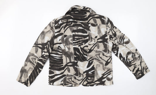 Brandex Womens Multicoloured Camouflage Rain Coat Coat Size 14