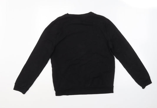 Primark Womens Black Polyester Pullover Sweatshirt Size 6 - Harry Potter