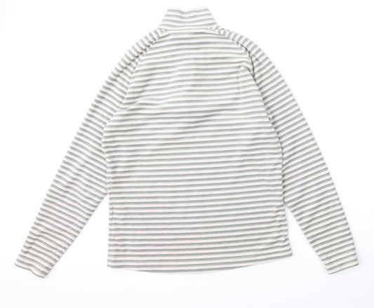 Hawkshead Womens Multicoloured Striped Polyester Pullover Sweatshirt Size 8