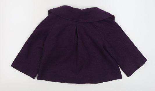 Dunnes Stores Womens Purple Jacket Size 8 Button