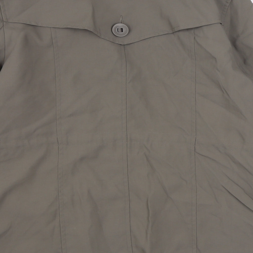 Marks and Spencer Womens Beige Jacket Size 16 Button