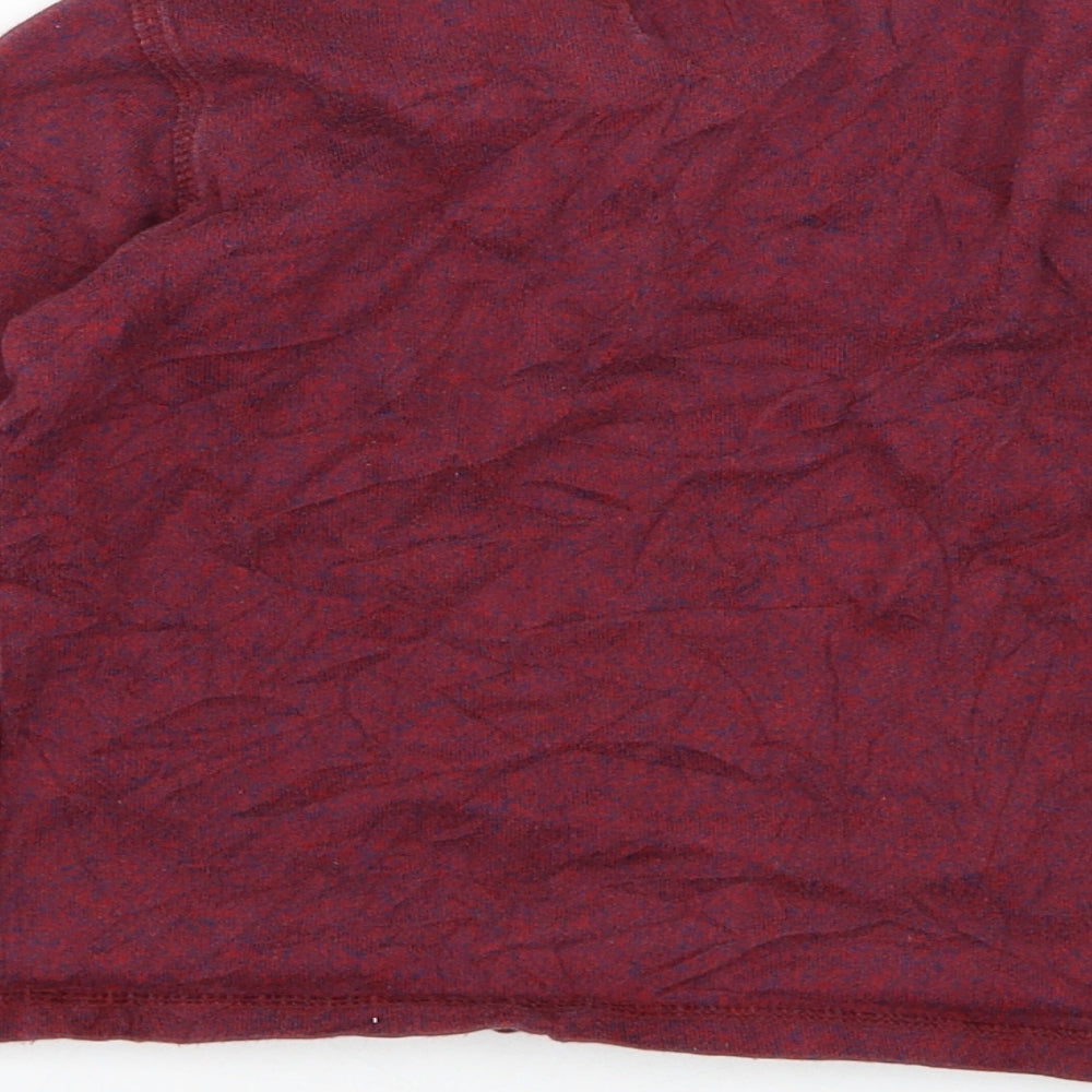 F&F Girls Red V-Neck Cotton Pullover Jumper Size 3-4 Years Pullover
