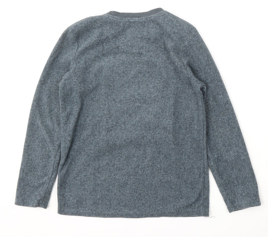 Primark Boys Grey Solid Polyester Pyjama Top Size 9-10 Years - star wars