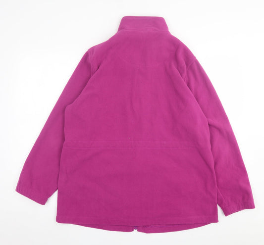 BM Womens Purple Jacket Size M Zip