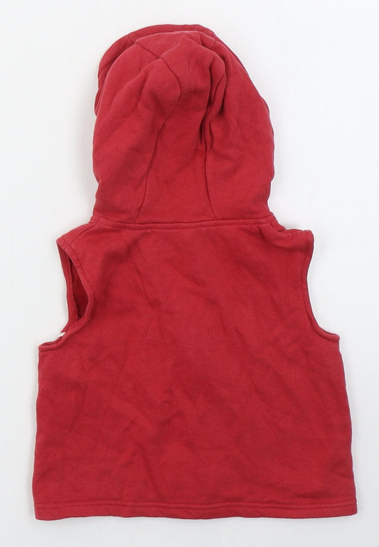 Beberene Boys Red Jacket Size 18 Months Zip