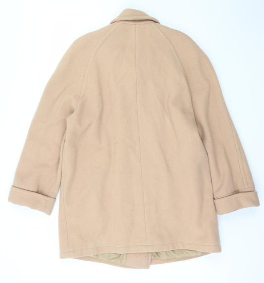 Imagination Womens Beige Jacket Size L Button