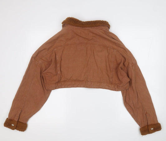 Missguided Womens Brown Jacket Size 14