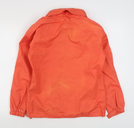 Hi Gear Womens Orange   Rain Coat Coat Size 10  Zip