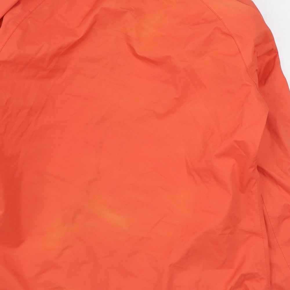 Hi Gear Womens Orange Rain Coat Coat Size 10 Zip