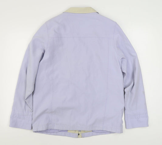 Rossetti Womens Purple Jacket Size 12 Zip